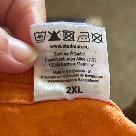 Orange t-shirt 2xl - Picture 4 of 4